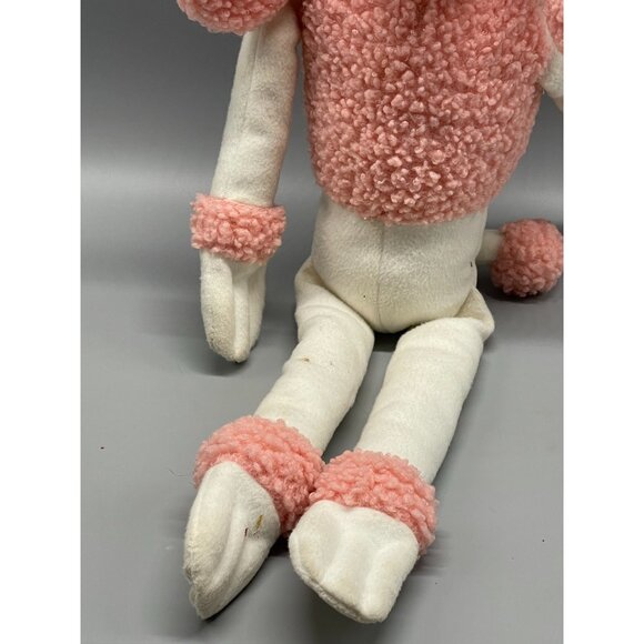 Pillow fort dog toy plush poodle bows throw pillow 2017 polyester pink READ - Picture 5 of 10